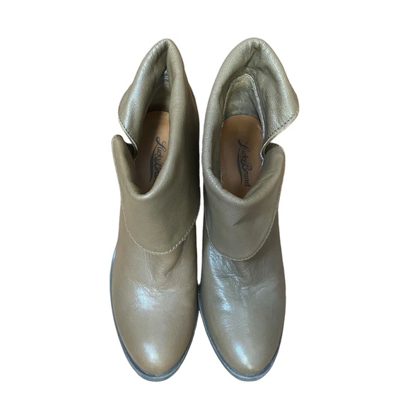 Lucky Brand Ethann Foldover Cuffed Ankle Booties Leather short boots size 7.5 - Picture 10 of 10